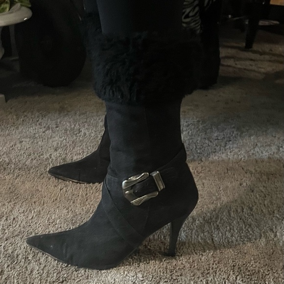 Boots- Ladies Black w/inside zipper Size 8 1/2 - Picture 2 of 6